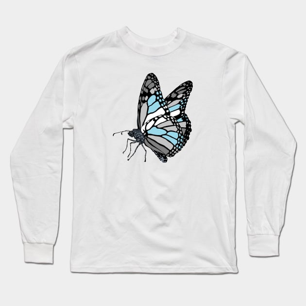 Demiboy Butterfly Long Sleeve T-Shirt by theartfulscientist